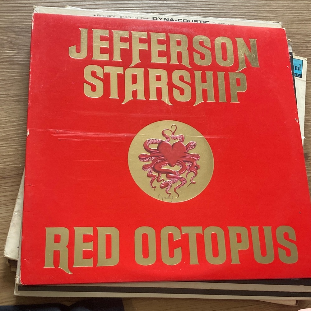 Jefferson Starship Red Octopus Vinyl Record